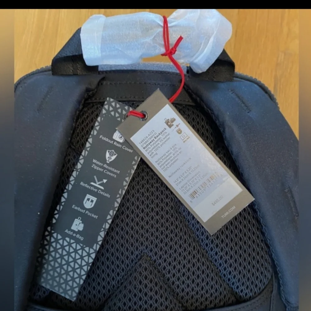 Tumi Rucksack: New With Tags backpack